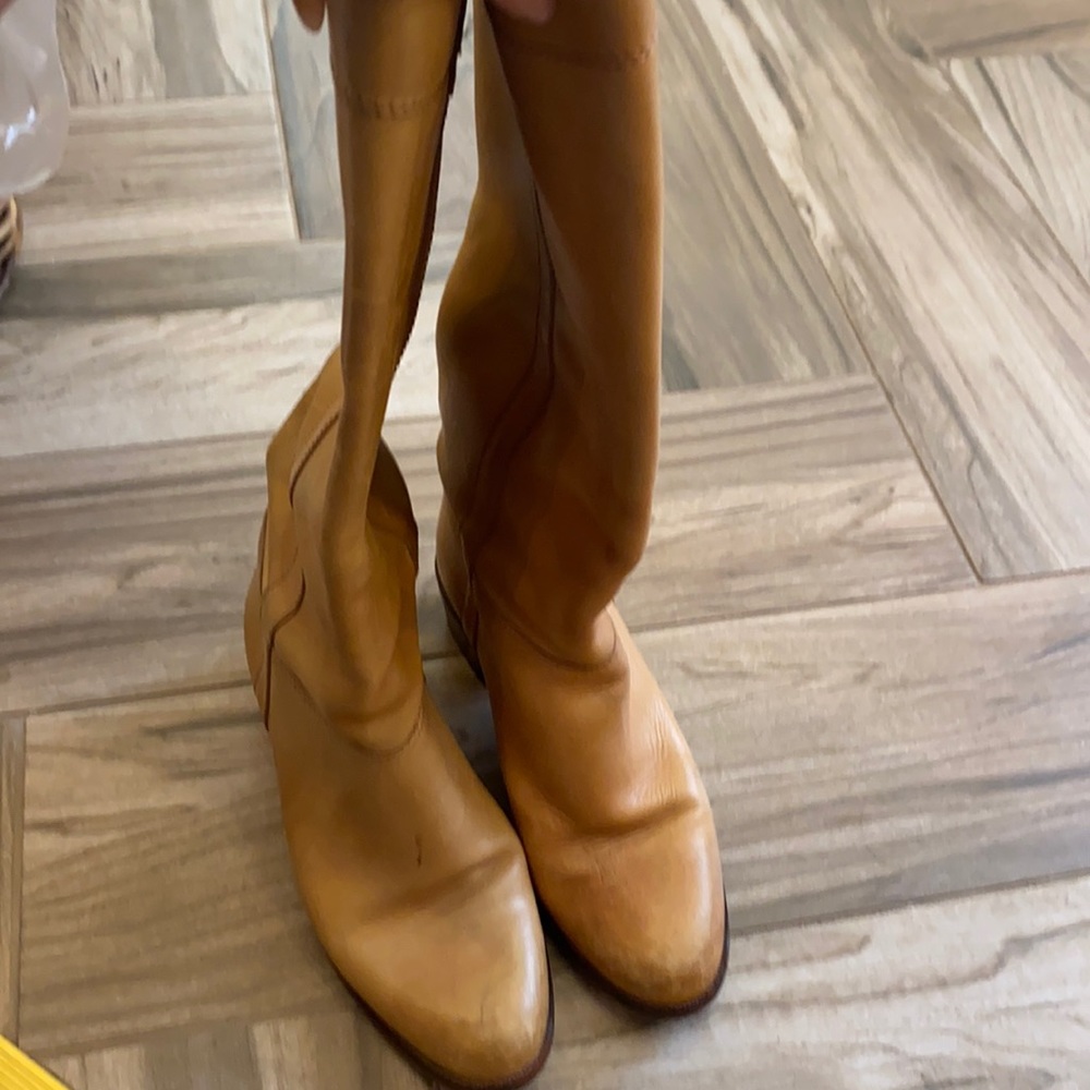 9West leather riding boots